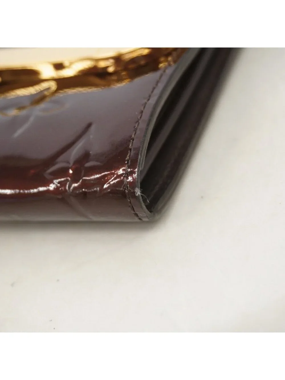 Louis Vuitton Wallet Vernis Portefeuille Rossmore Amaranto